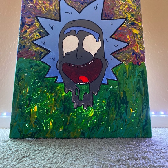 Rick trippy handmade painting - Picture 6 of 6
